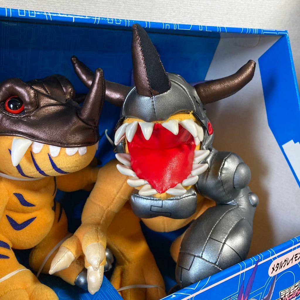 アグモン & グレイモン 2体セット デジモン アドベンチャー 貴重 デッドストック 訳あり アグモン進化セット ぬいもんDX