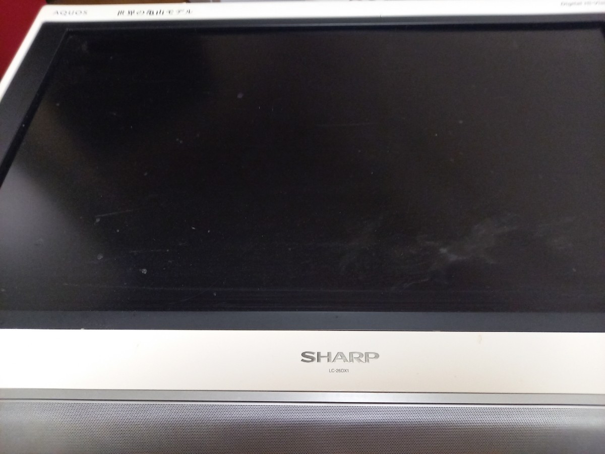 【中古品】SHARP AQUOS ブルーレイ内蔵型薄型テレビ(26型) LC-26DX2 ※リモコンあり 液晶テレビ