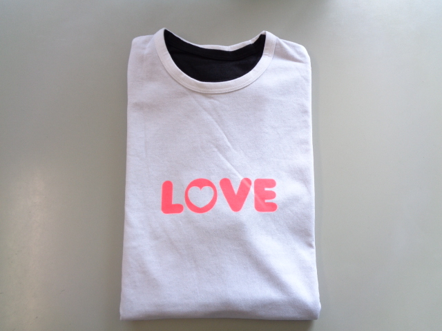 新品 未使用 デッド 99AW UNDERCOVER アンダーカバー Ambivalence期 LOVE HATE reversible Tee リバーシブル Tシャツ L 白 黒 ヴィンテージ_画像1