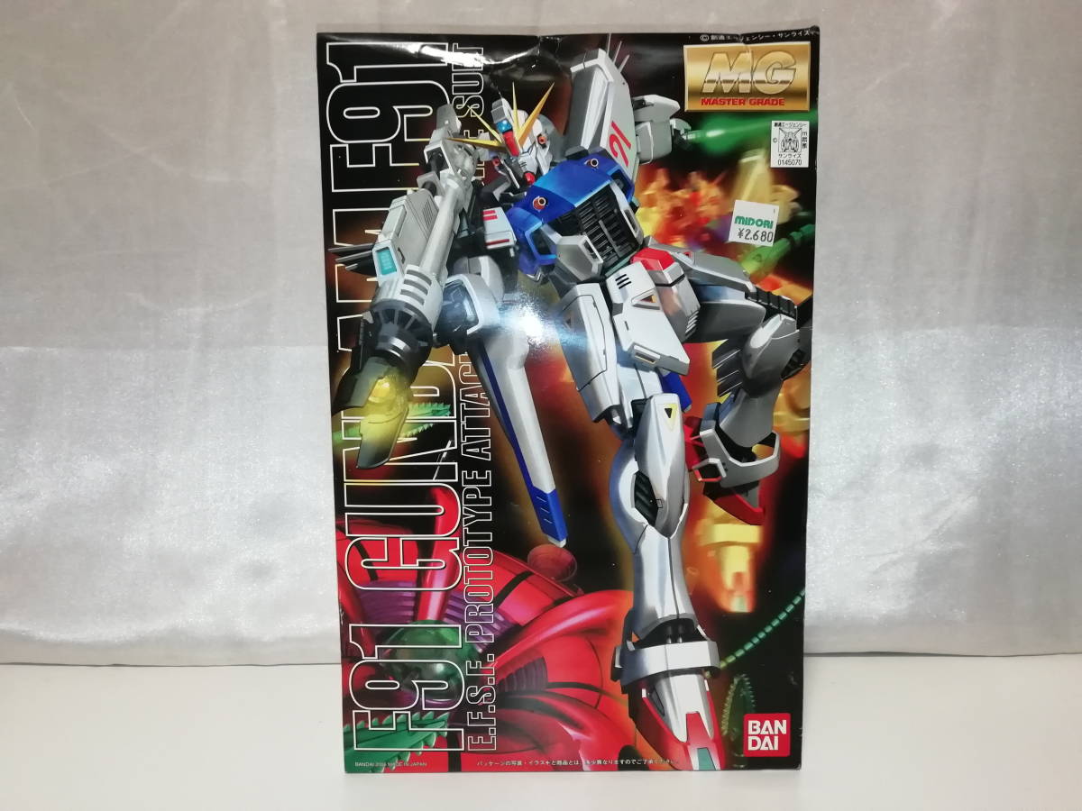 【未使用品】 機動戦士ガンダムF91 1/100 MG F91 ガンダムF91_画像1