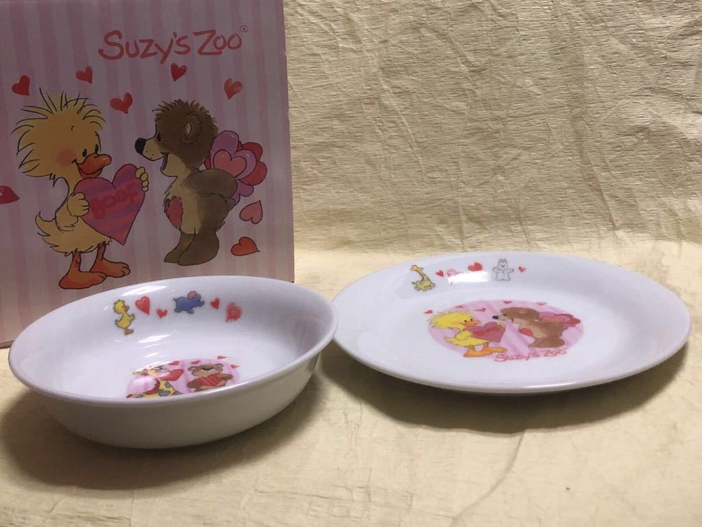  including carriage Kentucky Fried Chicken ×Suzy\'s Zoo Suzy Zoo table wear 4 point set cup * plate large * plate small * deep plate unused goods tableware set 