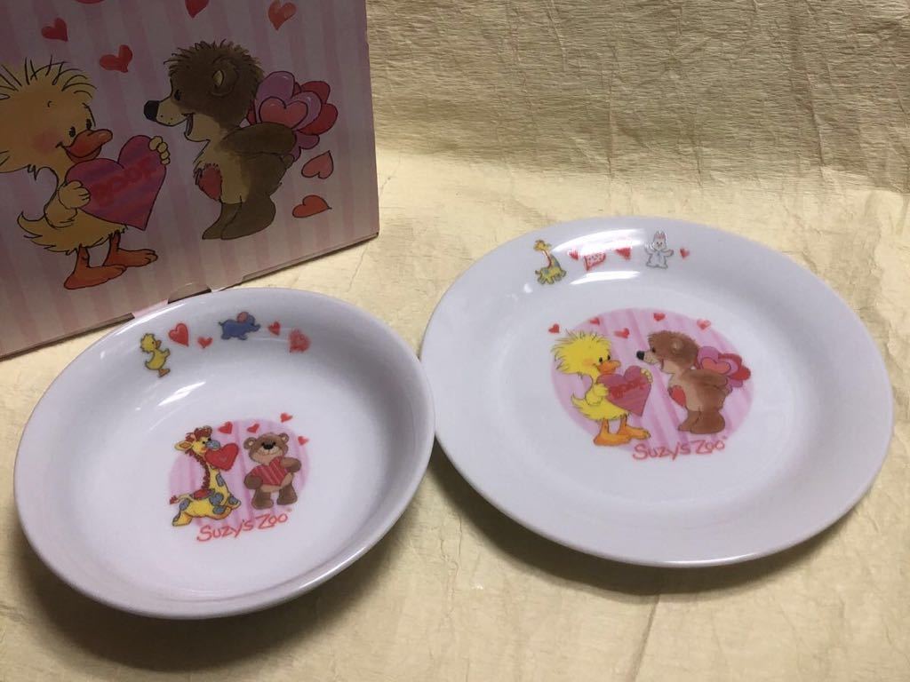  including carriage Kentucky Fried Chicken ×Suzy\'s Zoo Suzy Zoo table wear 4 point set cup * plate large * plate small * deep plate unused goods tableware set 