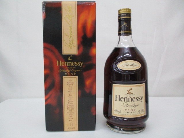 ヘネシー Hennessy VSOP ブランデー お酒 40％ 1000ｍl 箱あり 未開封