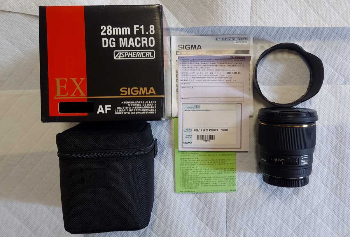 シグマ 28mm F1.8 EX DG MACRO 新品同様 www.nickstellino.com