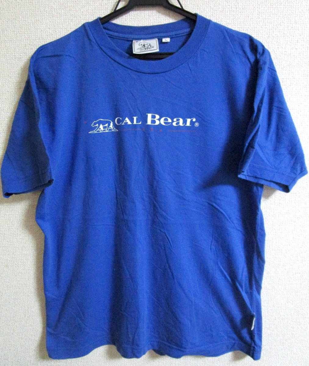 90s Vintage CAL Bear USA Tee ベアー アメリカ Tシャツ サイズL