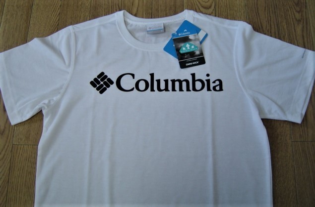 Columbia コロンビア アーバンハイク ロゴ プリントＴシャツ 半袖 吸水速乾 UPF40 アウトドア 白 LPM0052-100メンズ 人気_画像2