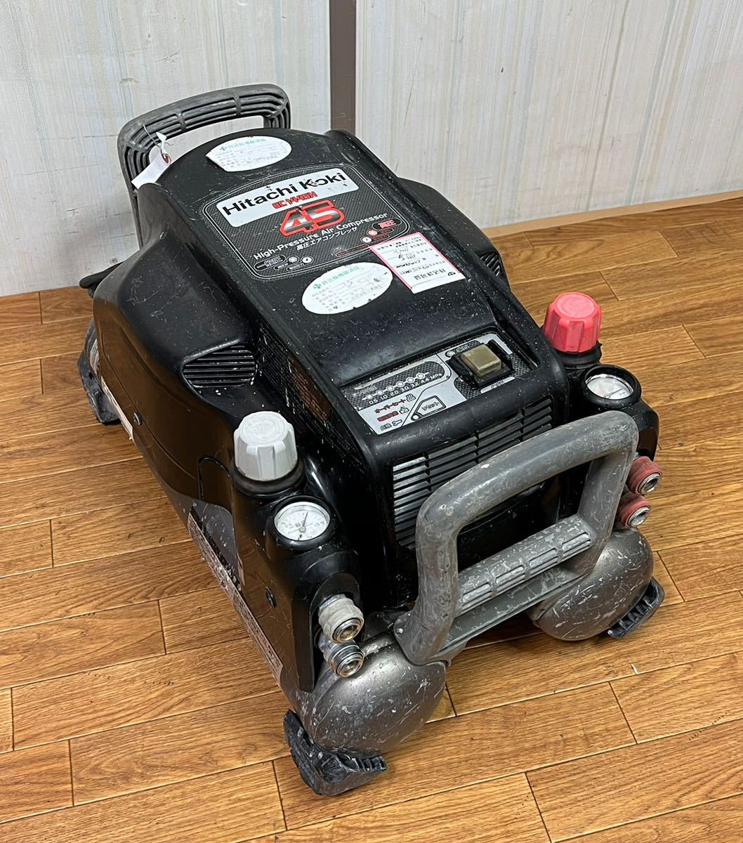 HITACHI 日立工機 エアコンプレッサ AIR COMPRESSOR 100v EC1445H