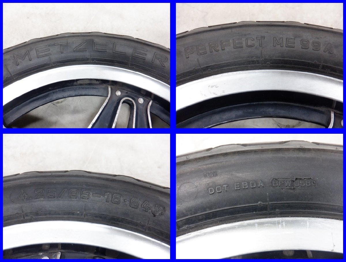 !☆ト812 CB900F SC01 リアホイール DID タイヤ 山あり 160_画像7