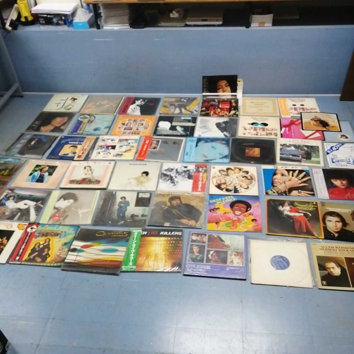 まとめ売り】LP レコード 帯付 荒井由実 尾崎豊 QUEEN カーペンターズ