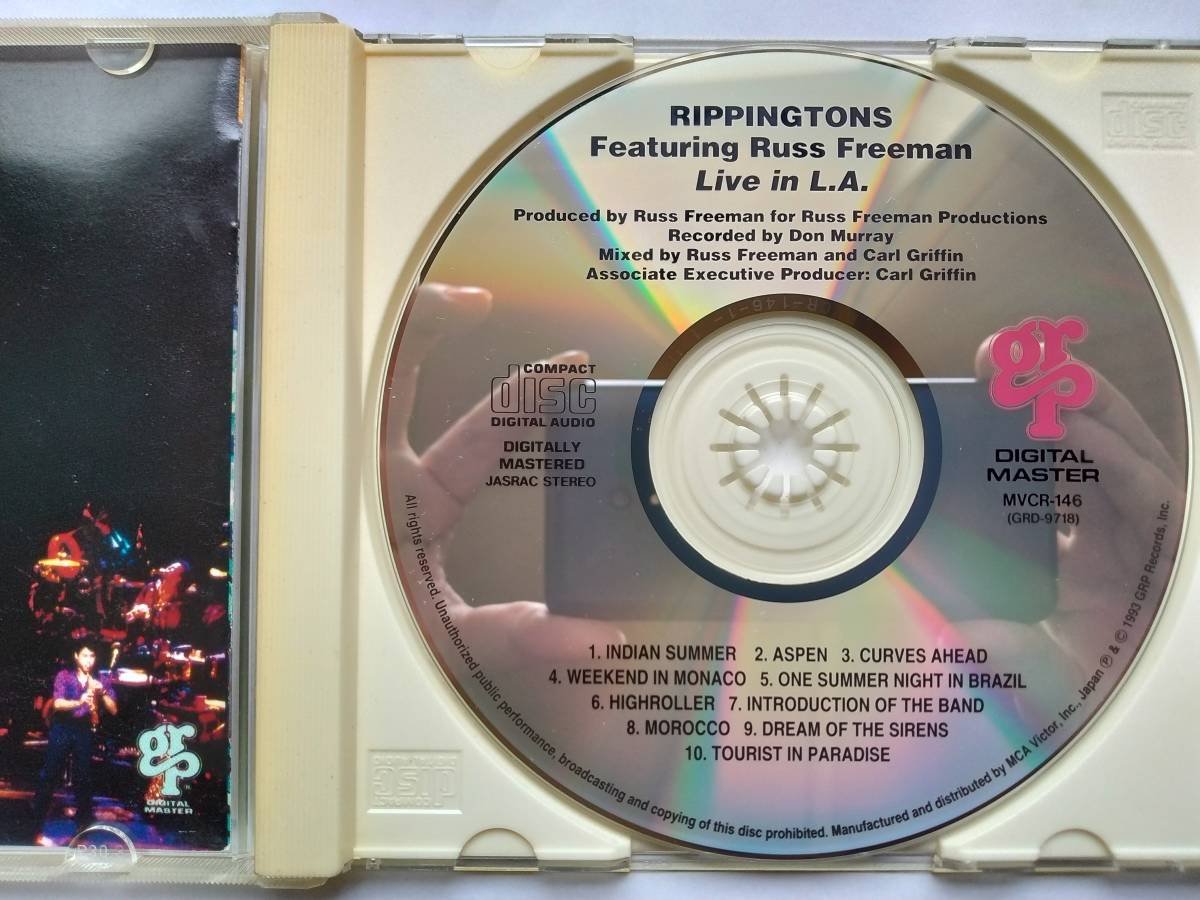 CD リッピントンズ・フィーチャリング・ラス・フリーマン ライヴ・イン・L.A. MVCR-146 RIPPINGTONS featuring Russ Freeman Live in L.A._画像4