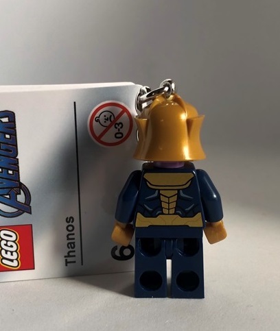 即決　新品　LEGO レゴ　キーリング キーホルダー　アベンジャーズ サノス マーべル　ミニフィグ スーパーヒーローズ 最強最悪のヴィラン_画像2