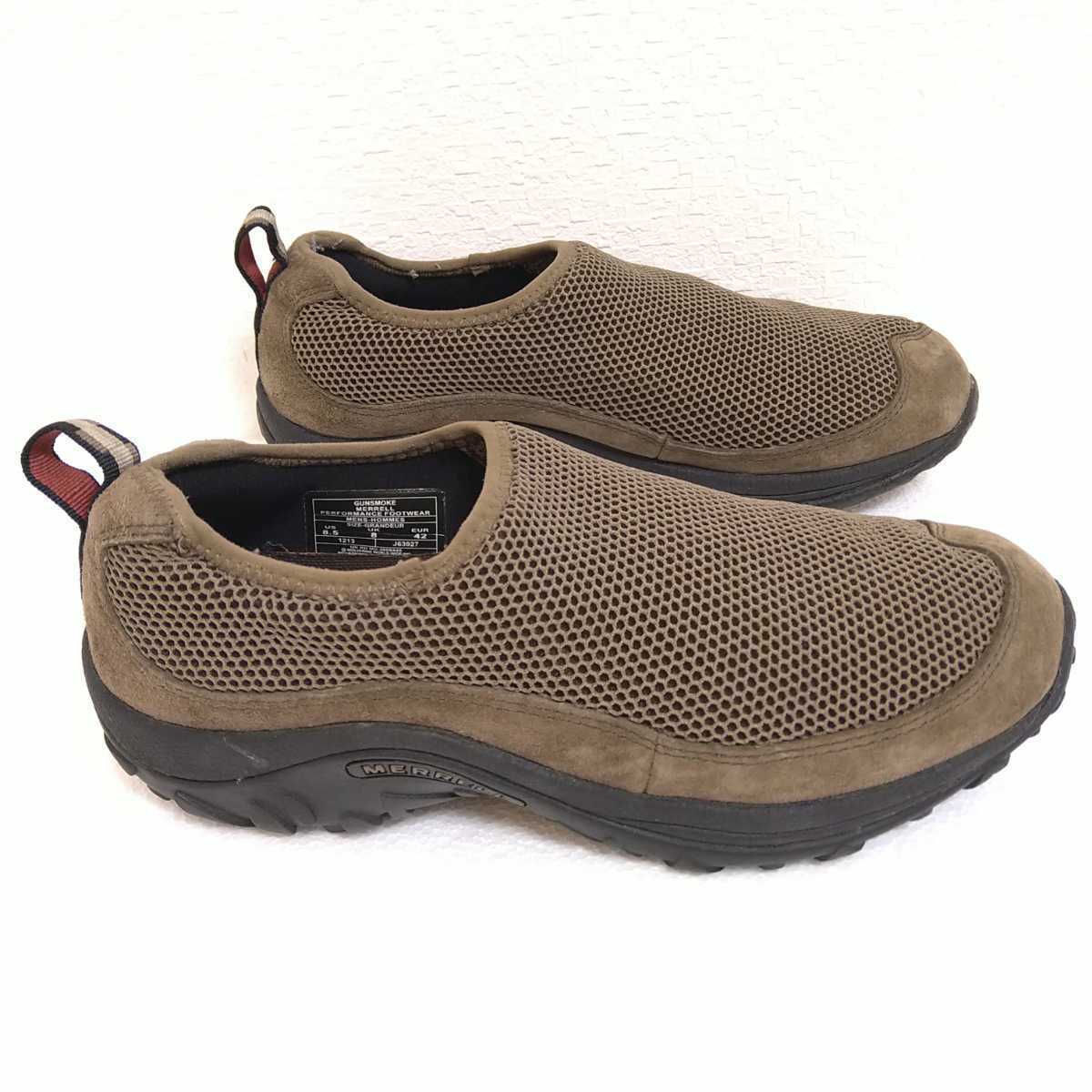 【MERRELL】メレル ジャングルモック ベンチレーター メッシュ ブラウン 春 夏 スニーカー 靴 トレッキング シューズ メンズ UK 8/2027ww_画像2