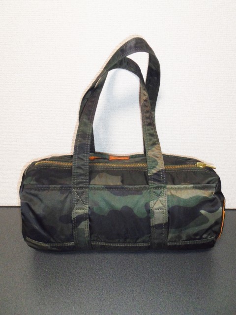 PORTER TANKER 30th カモフラ ボストンバッグ ウッドランドオリーブ 極