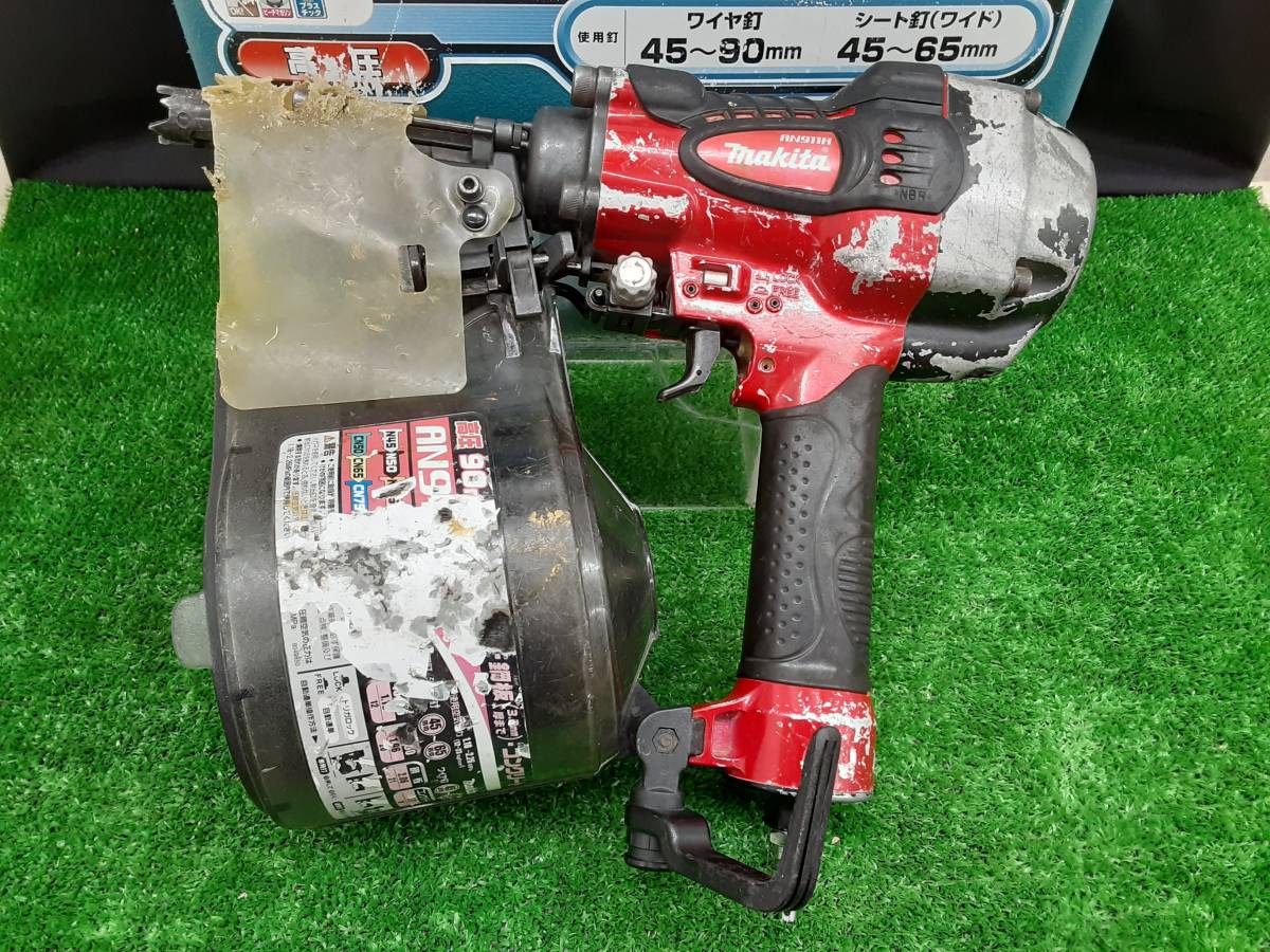 品 マキタ makita 90mm 高圧 エア 釘打機 AN911H www.mecadraft.com