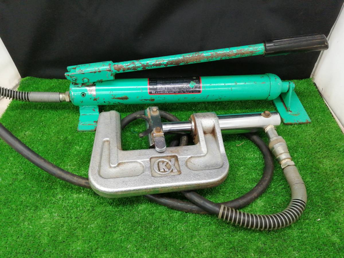 品 亀倉精機 KAMEKURA 手動油圧ポンプ パイプ断水機 P-50N EP-700型