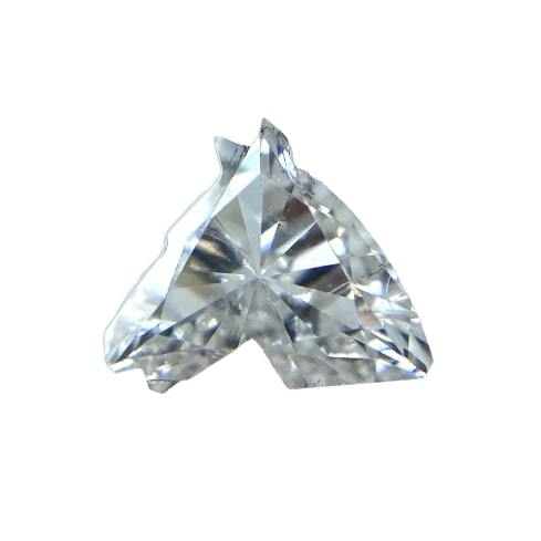 雑誌で紹介された Horse headの形!F SI1/0.259ct/RT1246/CGL