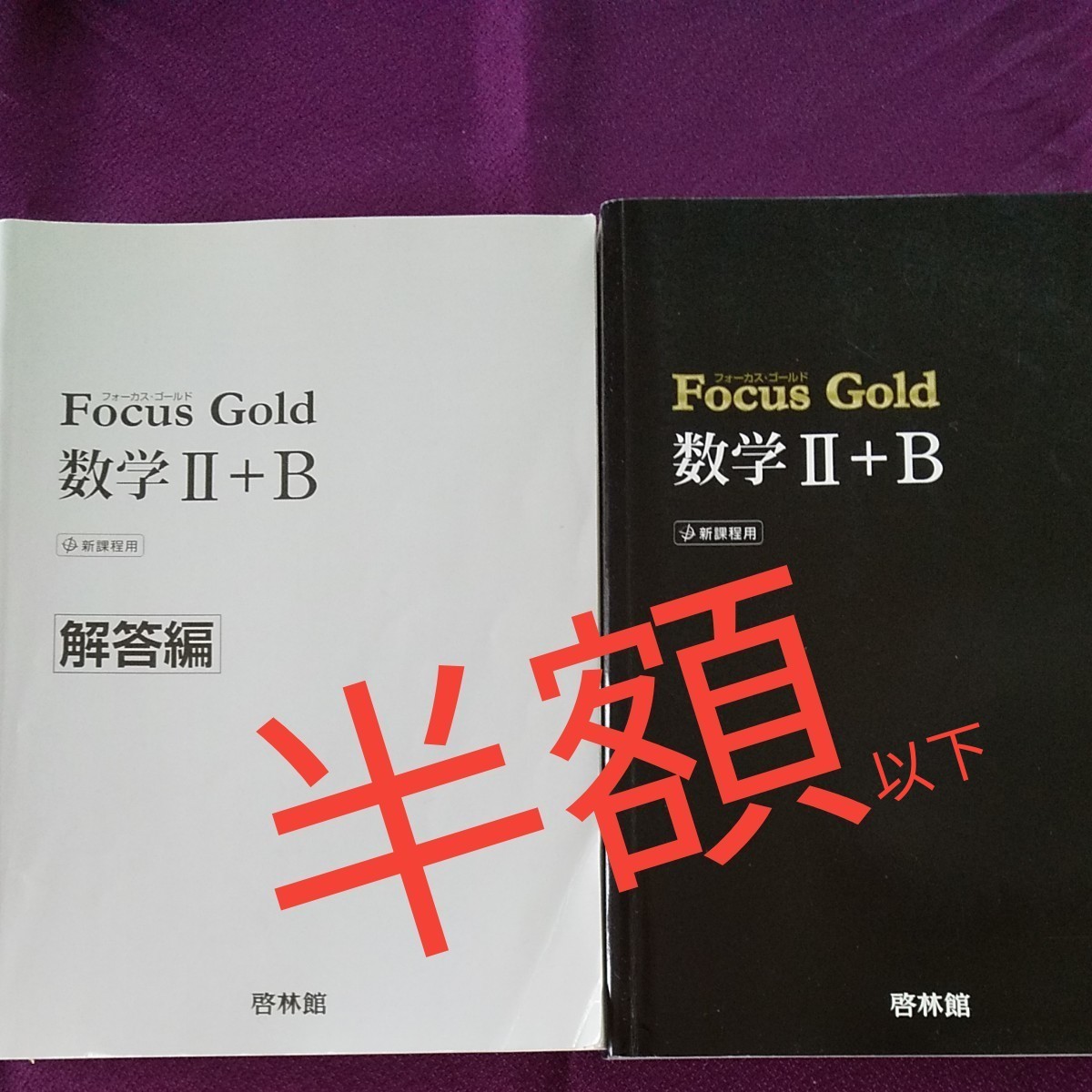 解答編付き Focus Gold 数学II+B (2+B) 新課程用 啓林館 フォーカスゴールド