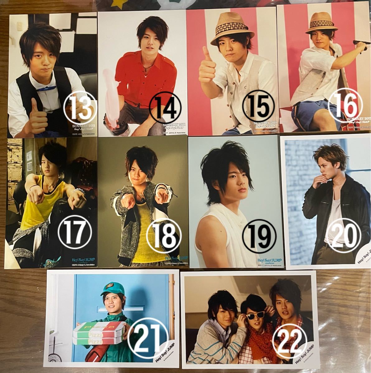 バラ売り可 Hey! Say! JUMP 岡本圭人 22枚 公式写真 山田 伊野尾 知念 有岡 薮 八乙女 中島