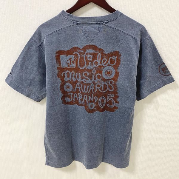 TOMMY HILFIGER トミーヒルフィガー 半袖 Tシャツ メンズ グレー MTV Video Music Awards Japan 2005 VMAJ コラボ ミュージック アワード