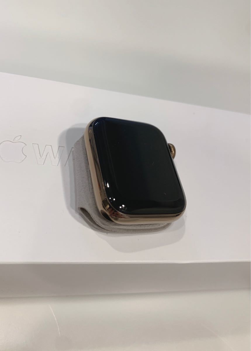 Apple Watch シリーズ4  40mm 本体 ゴールド  Series4  ステンレススチール おまけ付き 