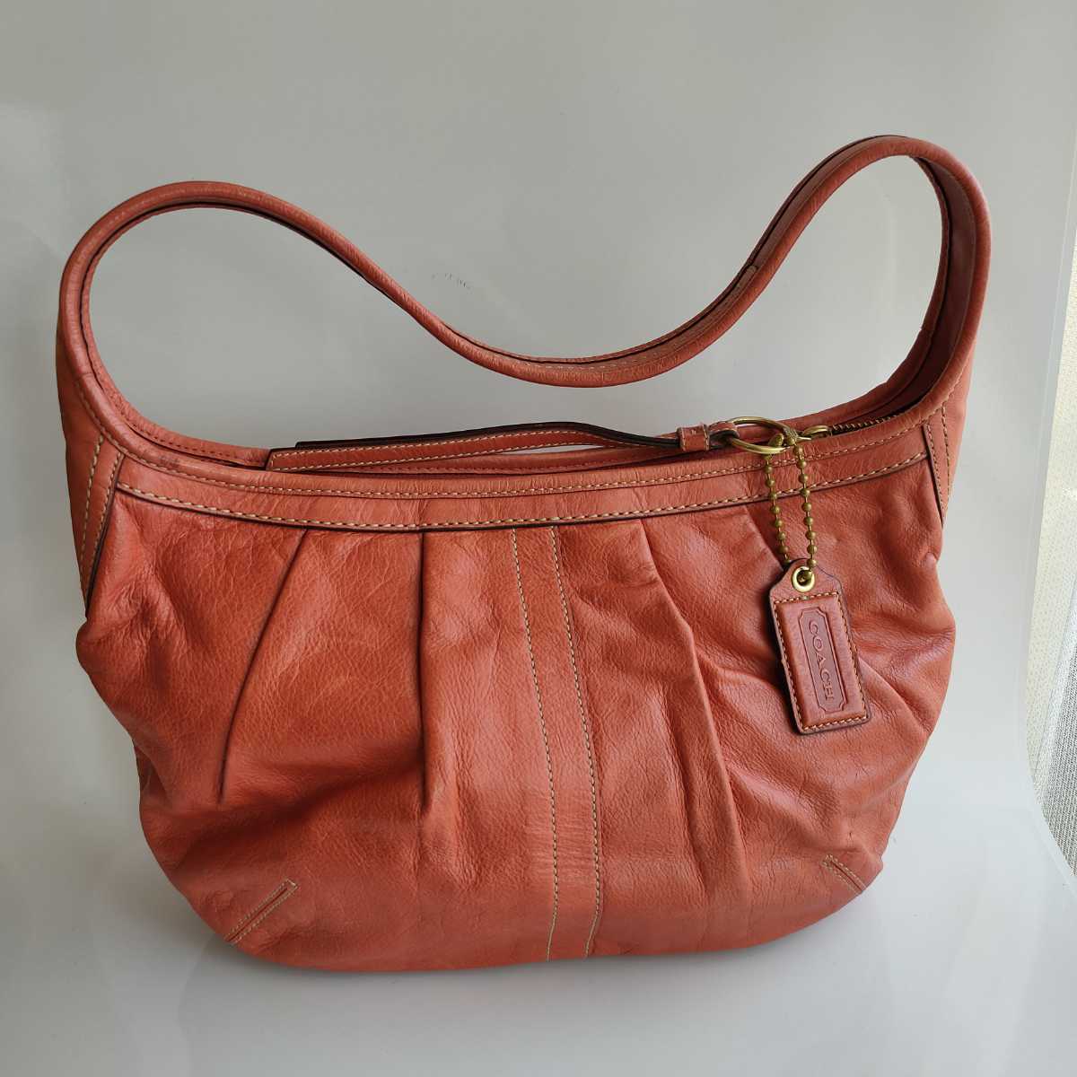 COACH コーチ 本革 エルゴレザープリーテッドホーボショルダー COACH コーチ 本革 エルゴレザープリーテッドホーボショルダー