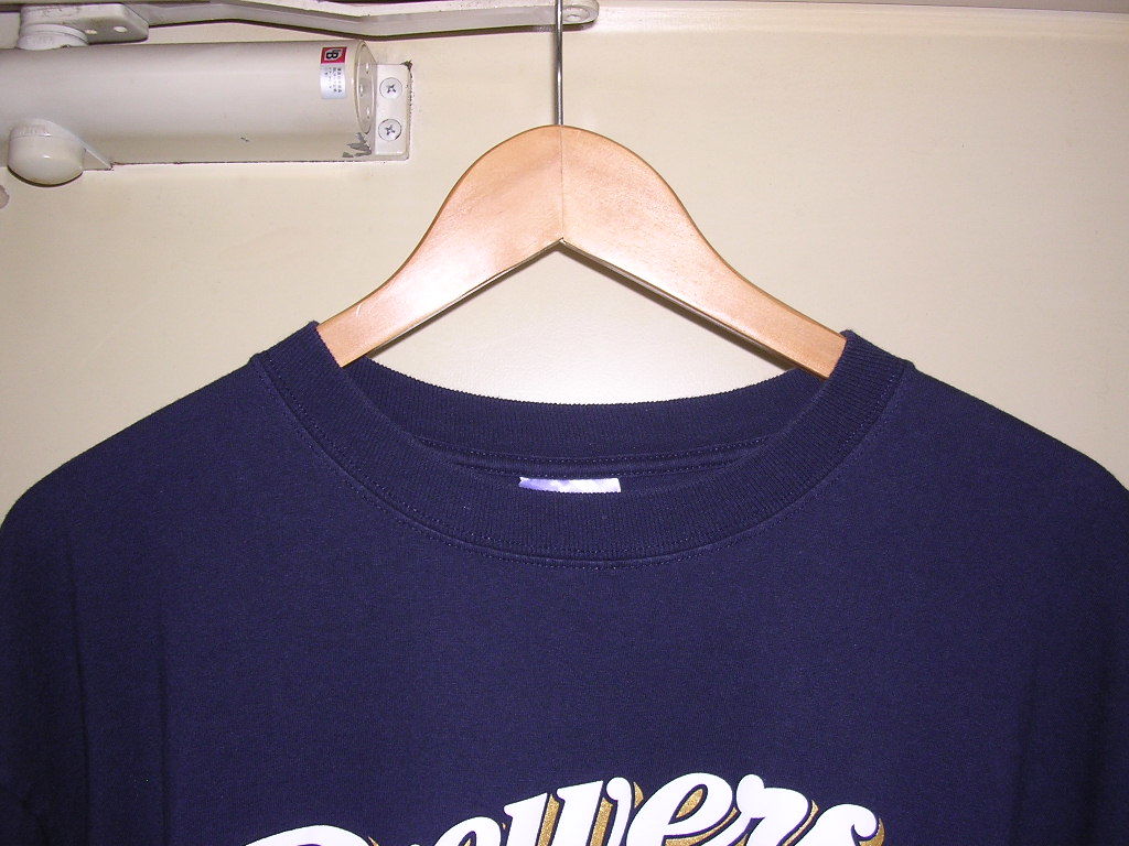 00s Majestic MLB Milwaukee Brewers #15 SHEETS Tシャツ 2XL vintage old ブルワーズ ナンバリング_画像2