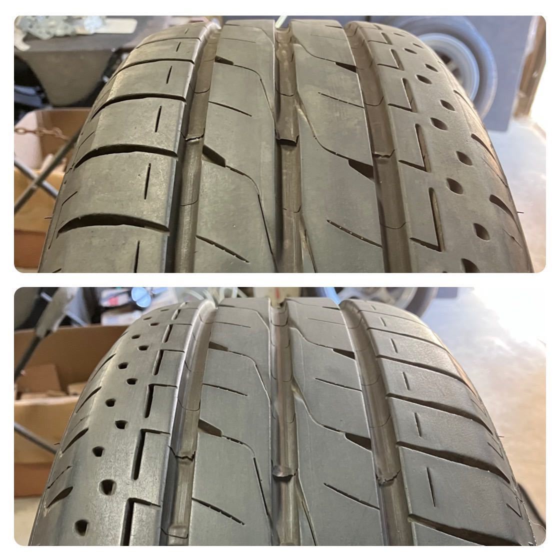 年製BRIDGESTONE付 エスティマ R 7J+ 5穴 PCD.3 ハブ