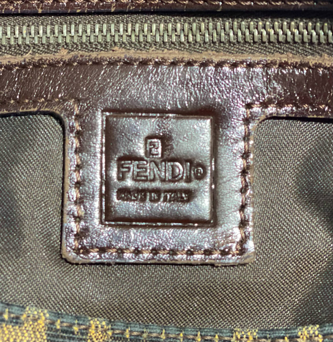 ☆1円スタート☆極美品☆FENDI フェンディ ズッカ柄 マンマバケット