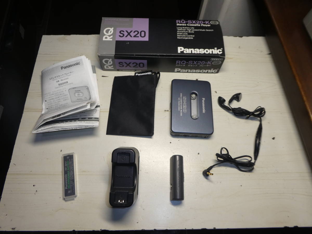 Panasonic/パナソニック RQ-SX20 カセップレイヤー 付属品完備