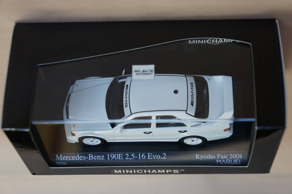 ミニチャンプス 京商 1/43 Mercedes Benz 190E 2.5-16 Evo.2 Kyosho Fair 2008 MARUEI_画像4