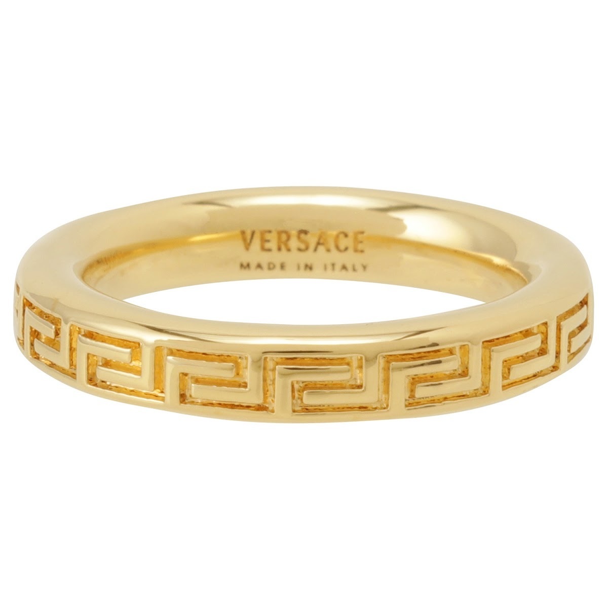 人気商品の ヴェルサーチ シグネットリング 真鍮 versace 未使用 未