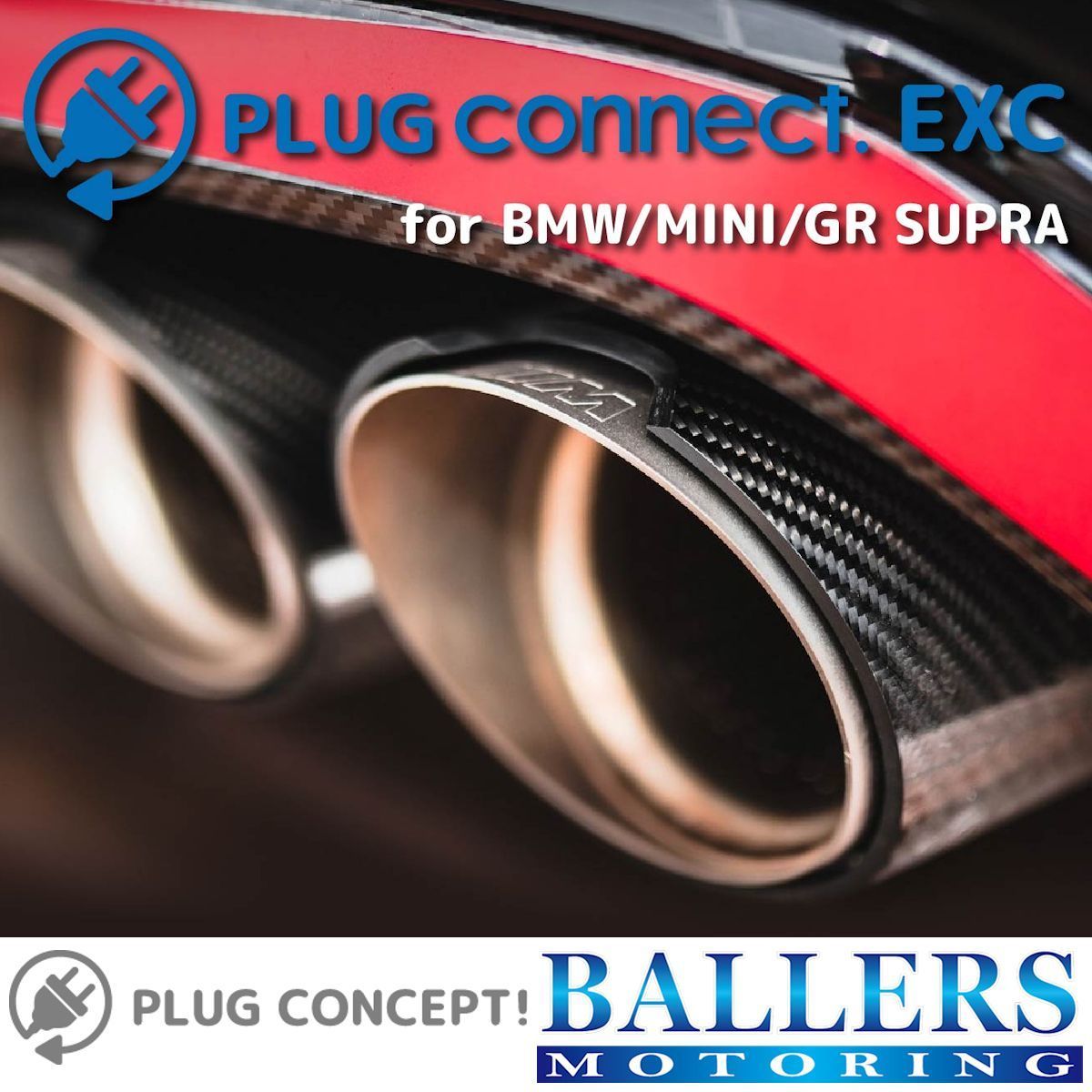 PLUG connect. EXC BMW X6 G06 M50iX エキゾーストバルブコントローラー 差し込むだけで設定完了！ OBD2 日本製