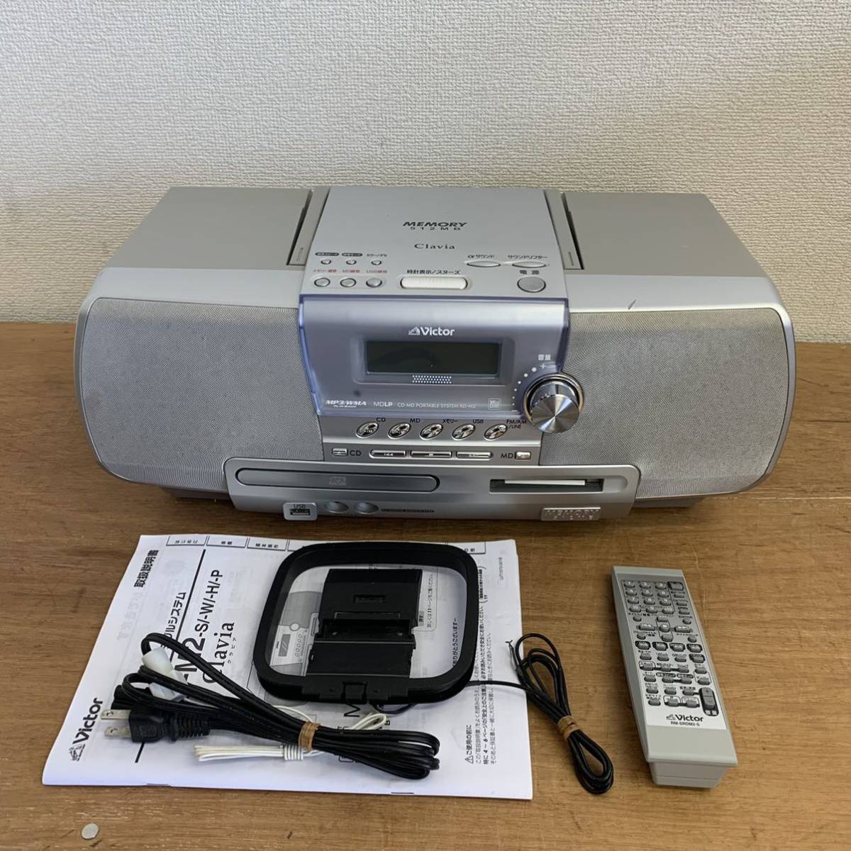 JVC RD-M2-S memory Clavia CD-MDシルバー-