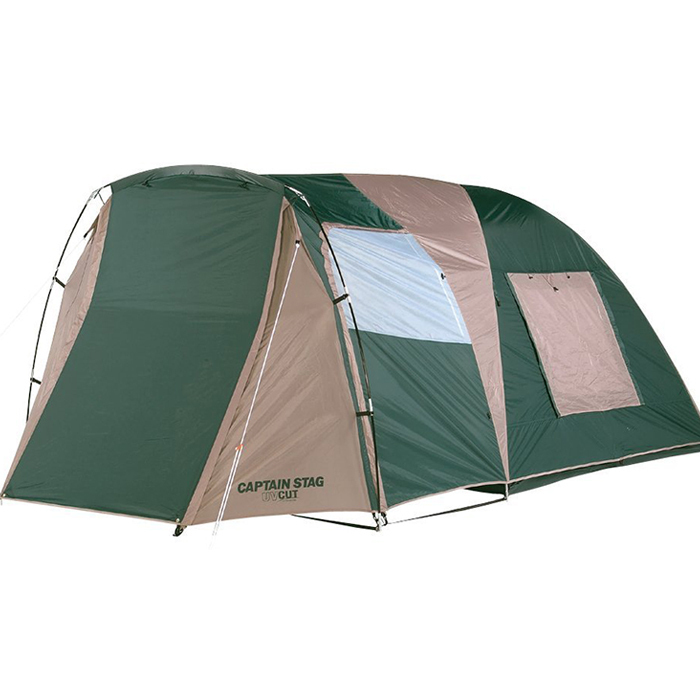 【残りわずか】 大型 テント 3～4人用 PRJ-1133 キャンプ ファミリー UVカット レジャー用品 アウトドア 収納バッグ付き ドーム型 2ルーム その他
