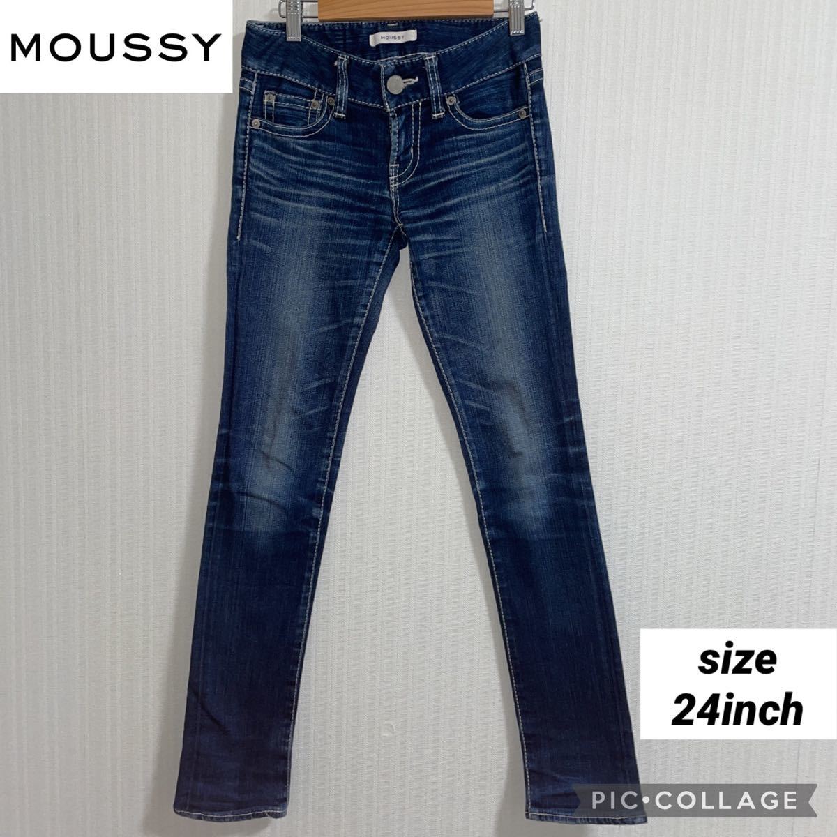 MOUSSYマウジーパウダープラススキニーデニム 24inch|Yahoo MOUSSYマウジーパウダープラススキニーデニム 24inch|Yahoo