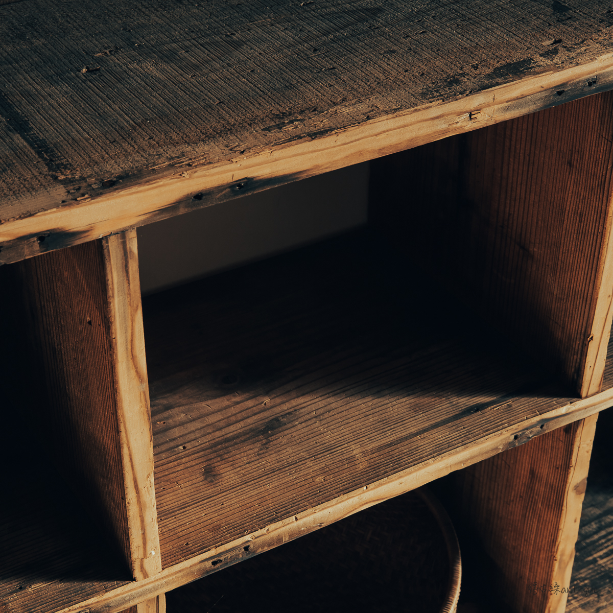 製材所の升目棚 vintage open cube shelves /マス目棚 オープン