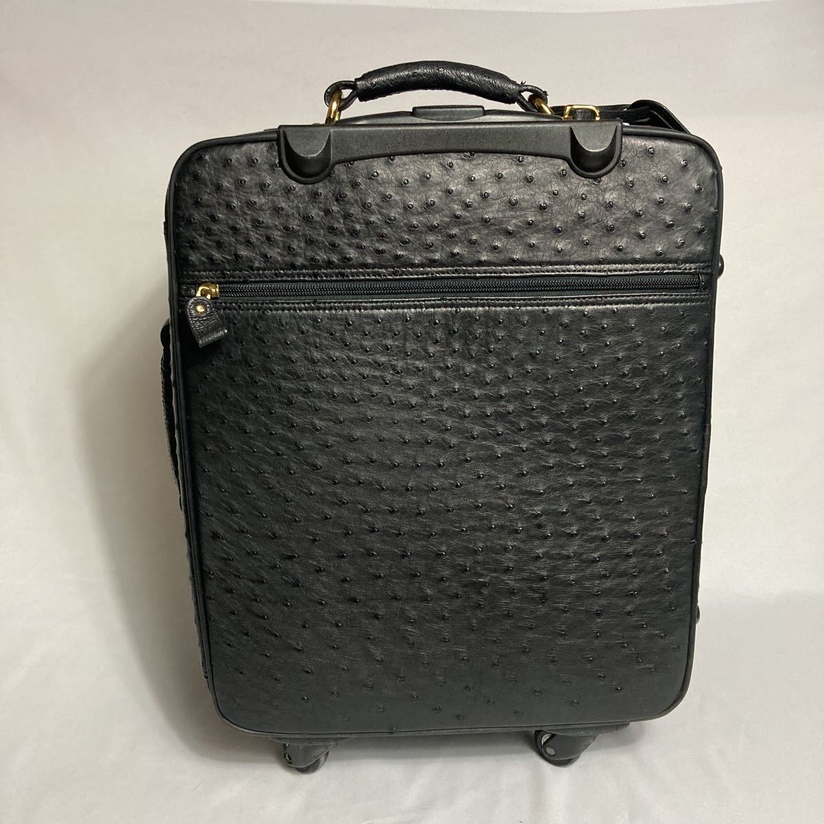 日本製 JRA オーストリッチ キャリーバッグ スーツケース キャリー