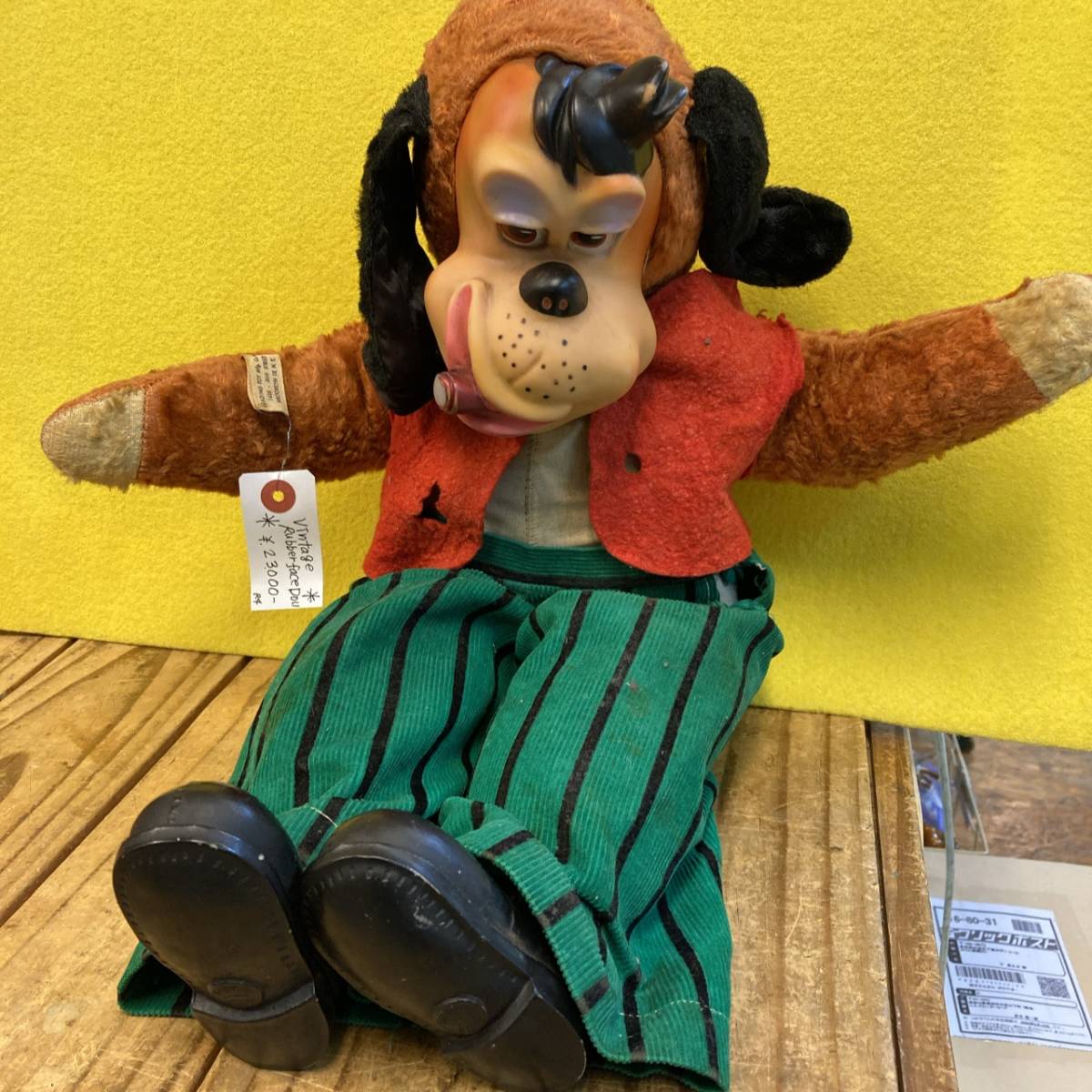 ヴィンテージ☆LEADING TOY社 Mr.Mulligan ラバーフェイスドール ヴィンテージ☆LEADING TOY社 Mr.Mulligan ラバーフェイスドール