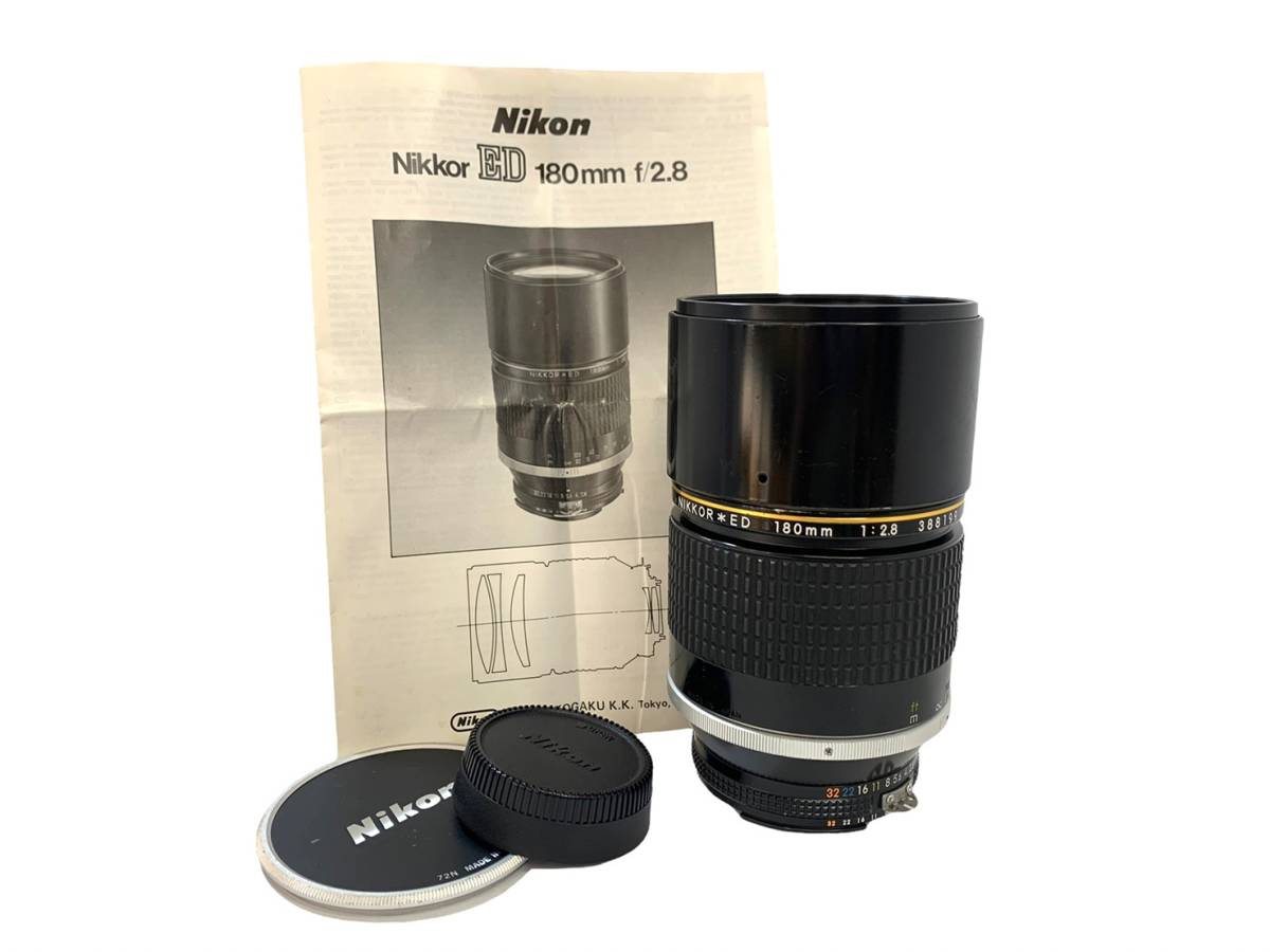 Nikon/ニコン Ai-s NIKKOR ニッコール ED 180mm F2.8 単焦点/望遠