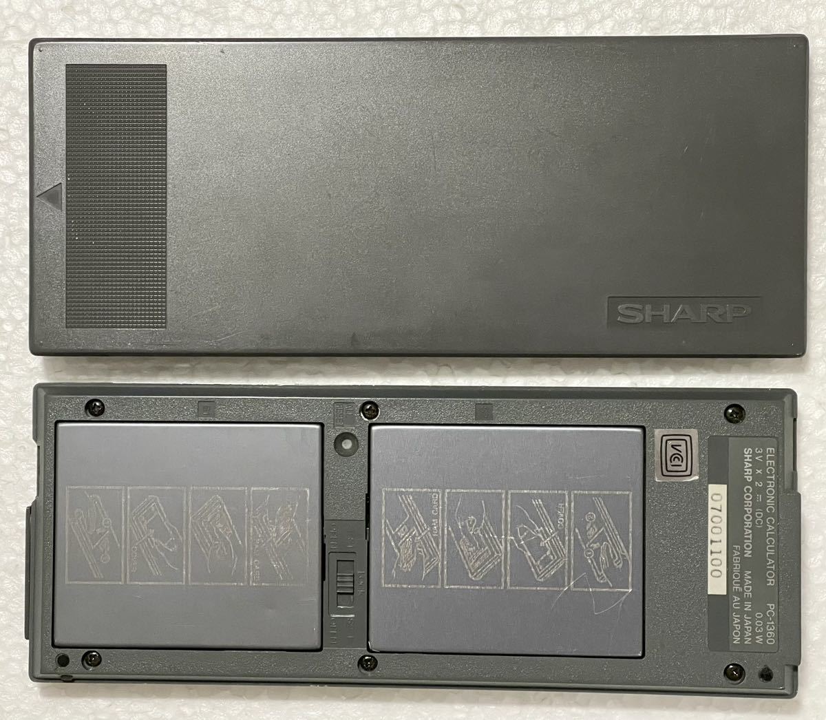 [ beautiful goods : operation goods ] SHARP PC-1360 + CE-212M(8KB memory ) BASIC SC61860 pocket computer pocket computer 