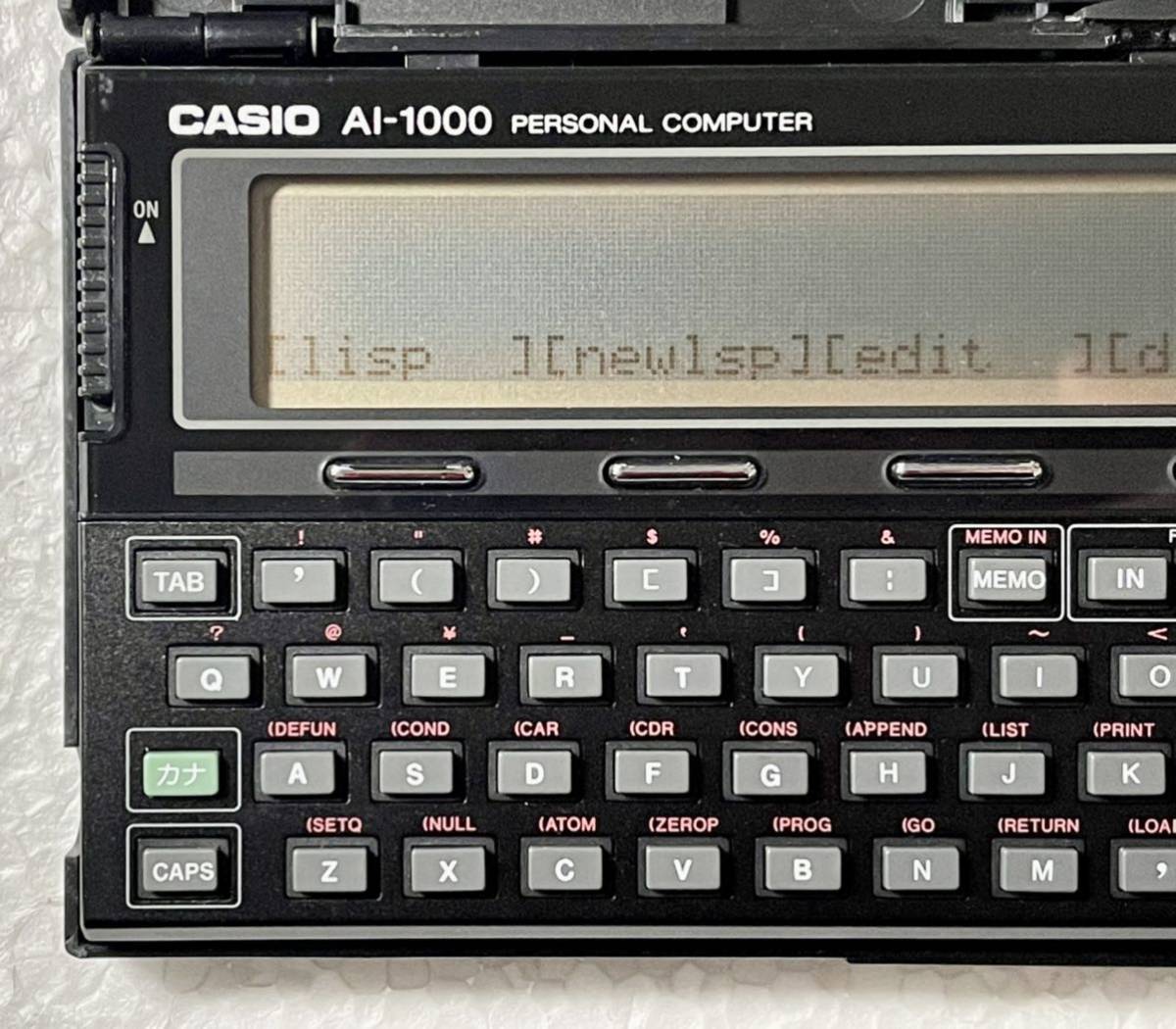 [動作品] CASIO AI-1000 LISP ポケコン ポケットコンピュータ