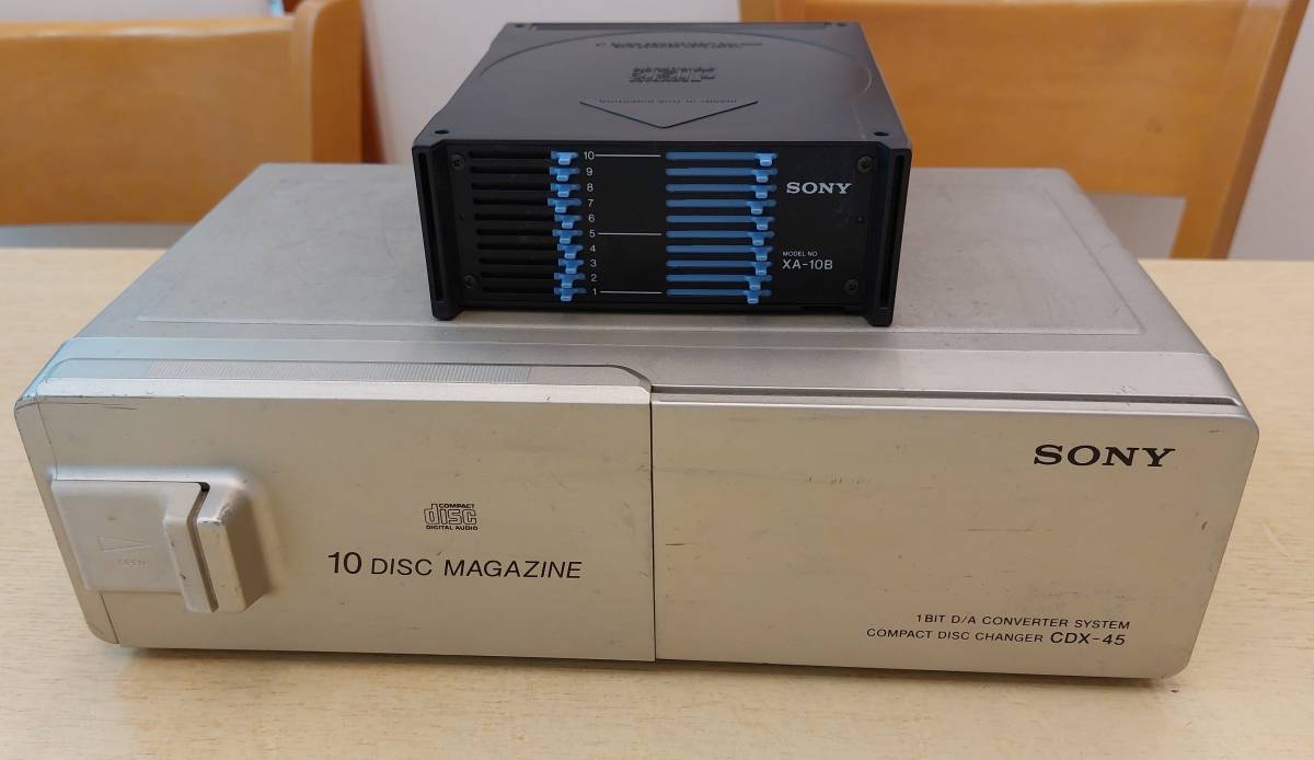 中古 作動確認 SONY ソニー10連奏CDチェンジャー CDX-45|代購幫