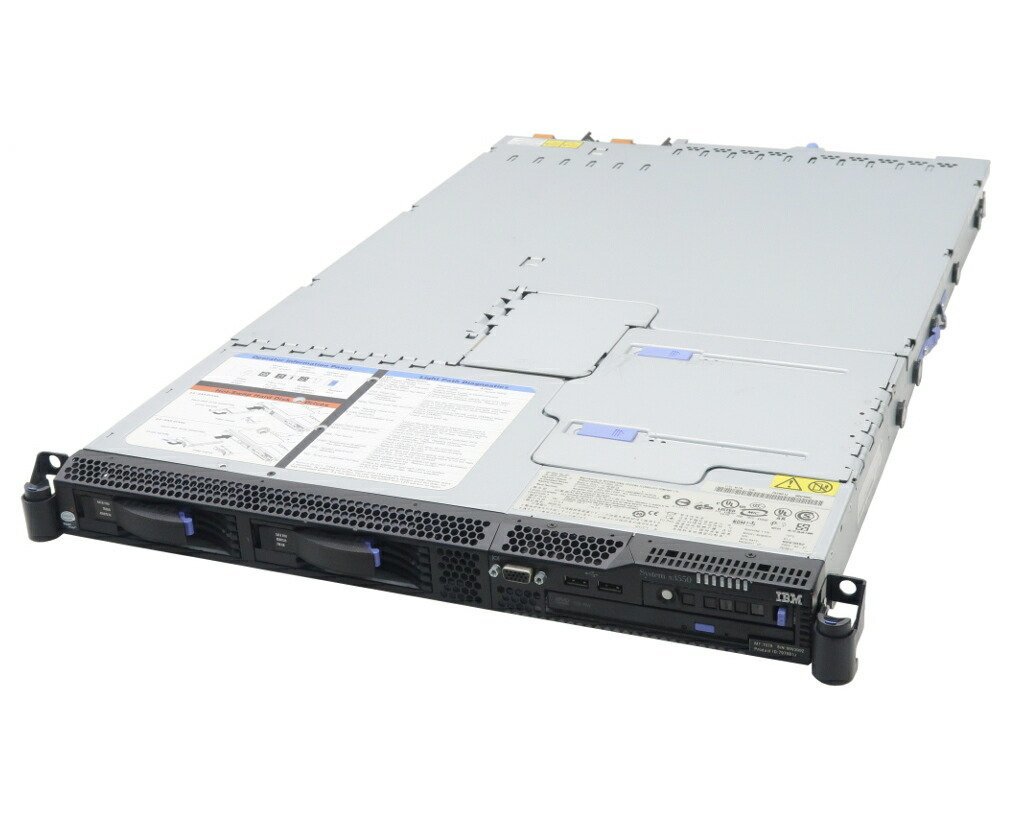 IBM System x3550 Xeon X5450 3GHz*2 8GB 750GBx2台(SATA3.5インチ/RAID1構成) COMBO AC*2 ServeRAID 8k-l_画像1