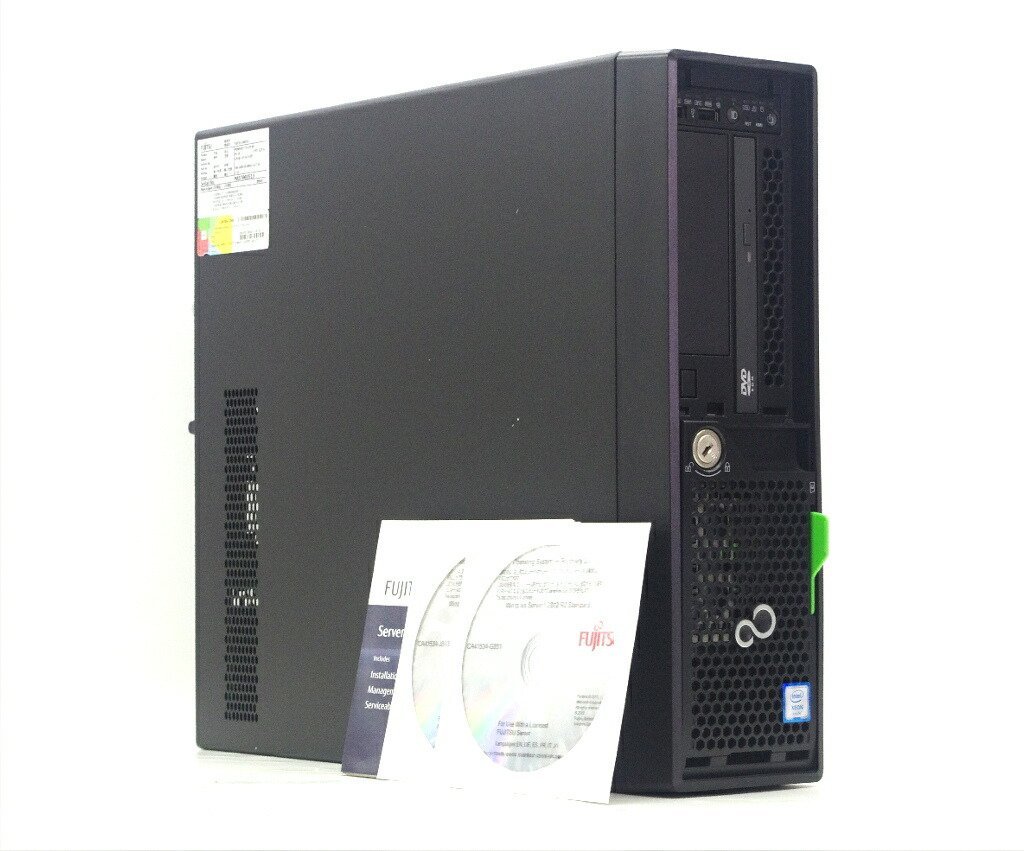 富士通 PRIMERGY TX1320 M2 Xeon E3-1220 v5 3GHz 8GB 500GBx2台(SATA3