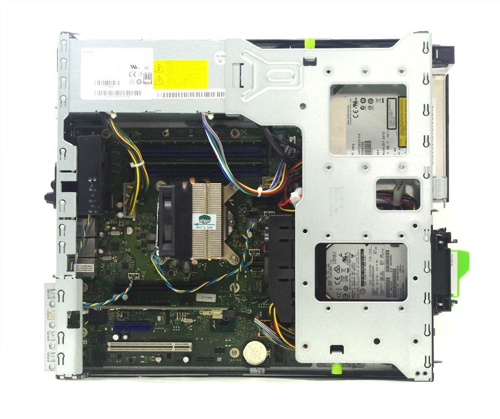 富士通 PRIMERGY TX120 S3 Xeon E3-1220 v2 3.1GHz 8GB 146GBx2台(SAS2.5インチ/3Gbps/RAID1構成) DVD-ROM D2507_画像3