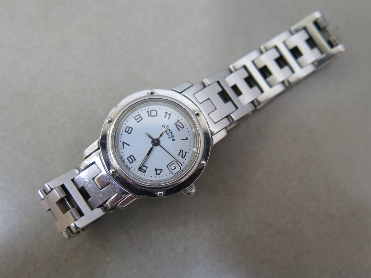 △♪Hermes エルメス クリッパー レディース CL4.210 - ブランド腕時計