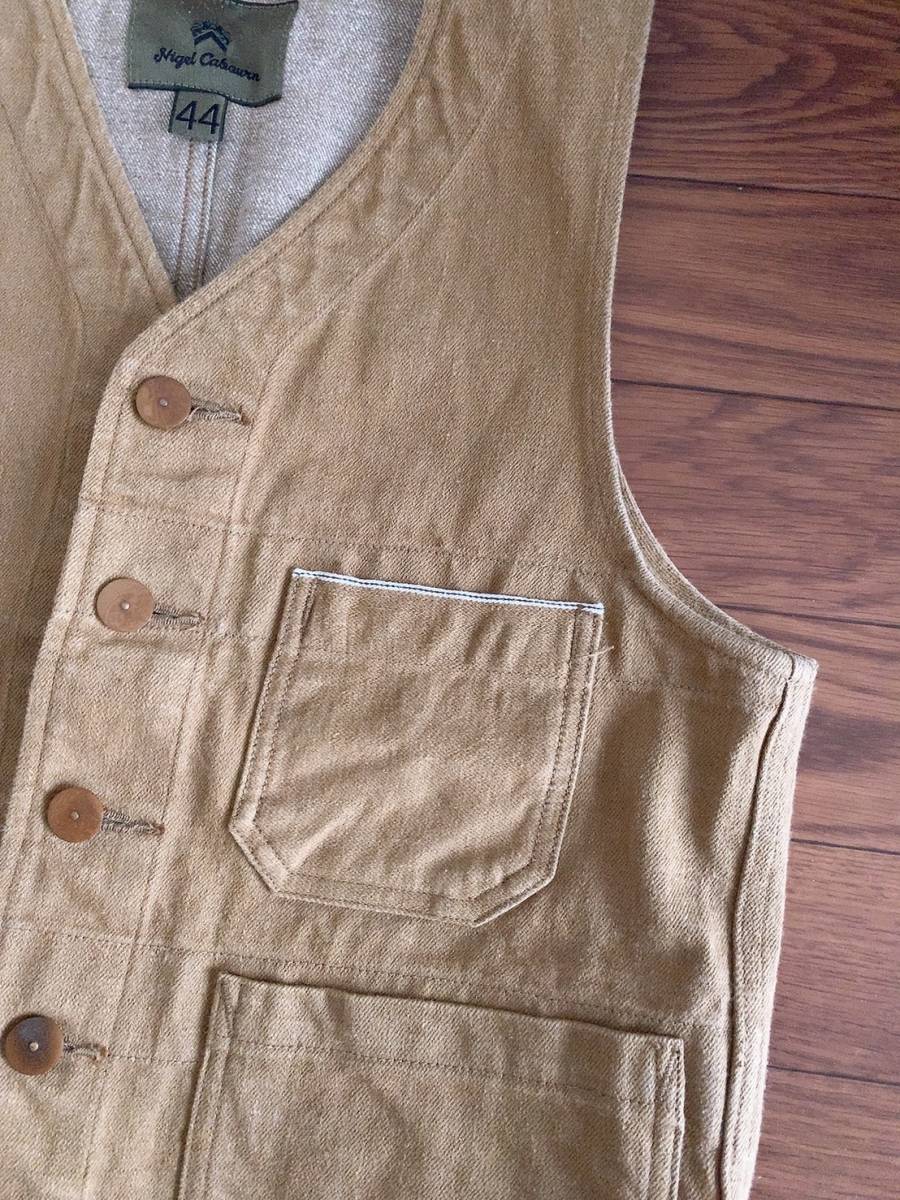 美品!Nigel Cabournナイジェルケーボン ワークバスト ミリタリー