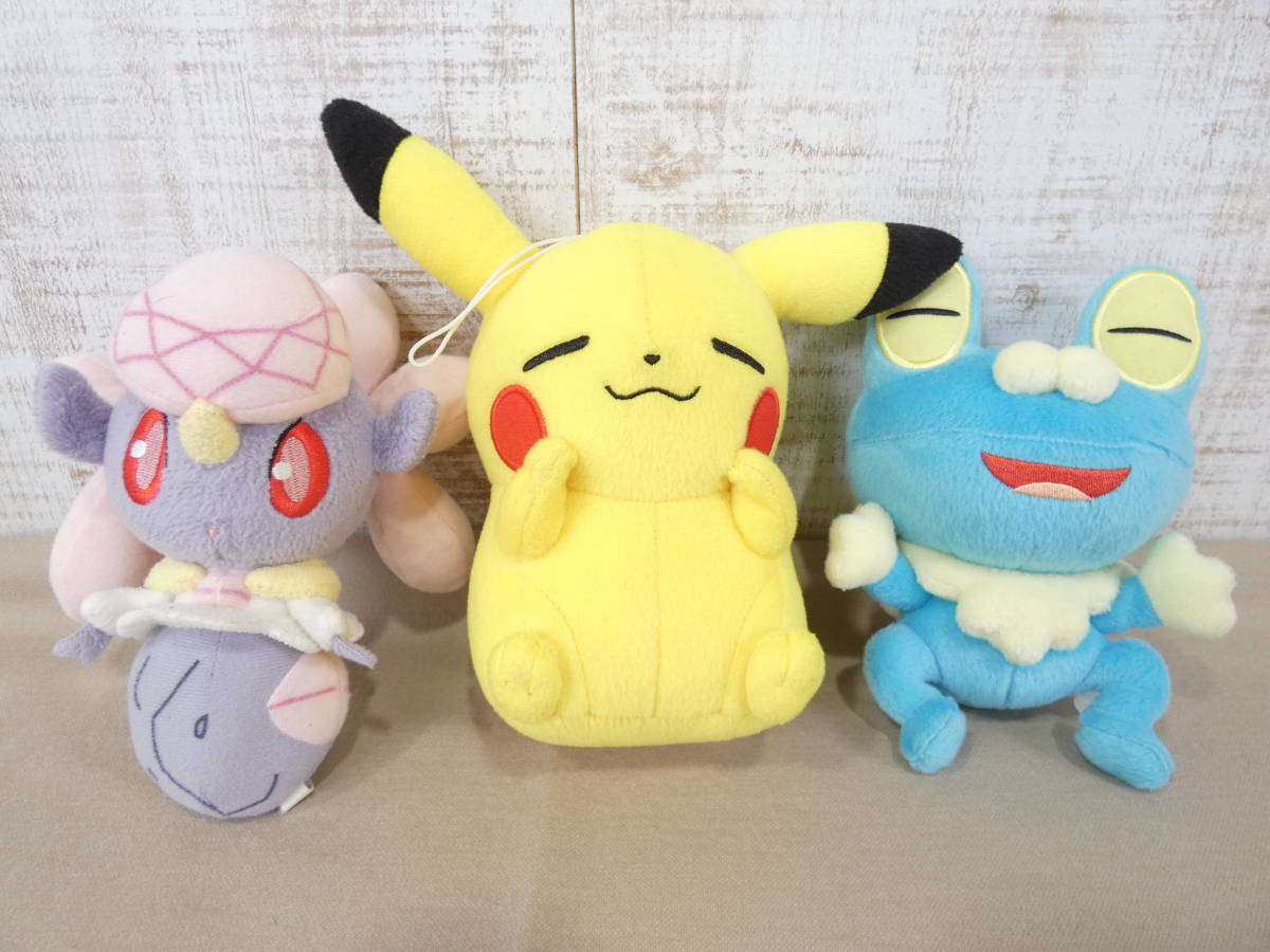 ◎ジャンク ポケモン ぬいぐるみ 21体セット 約6㎏超 ピカチュウ/ニャース/イーブイ/ミュウツー/ラプラス/カイリュウ/ラッキーなど ＠160