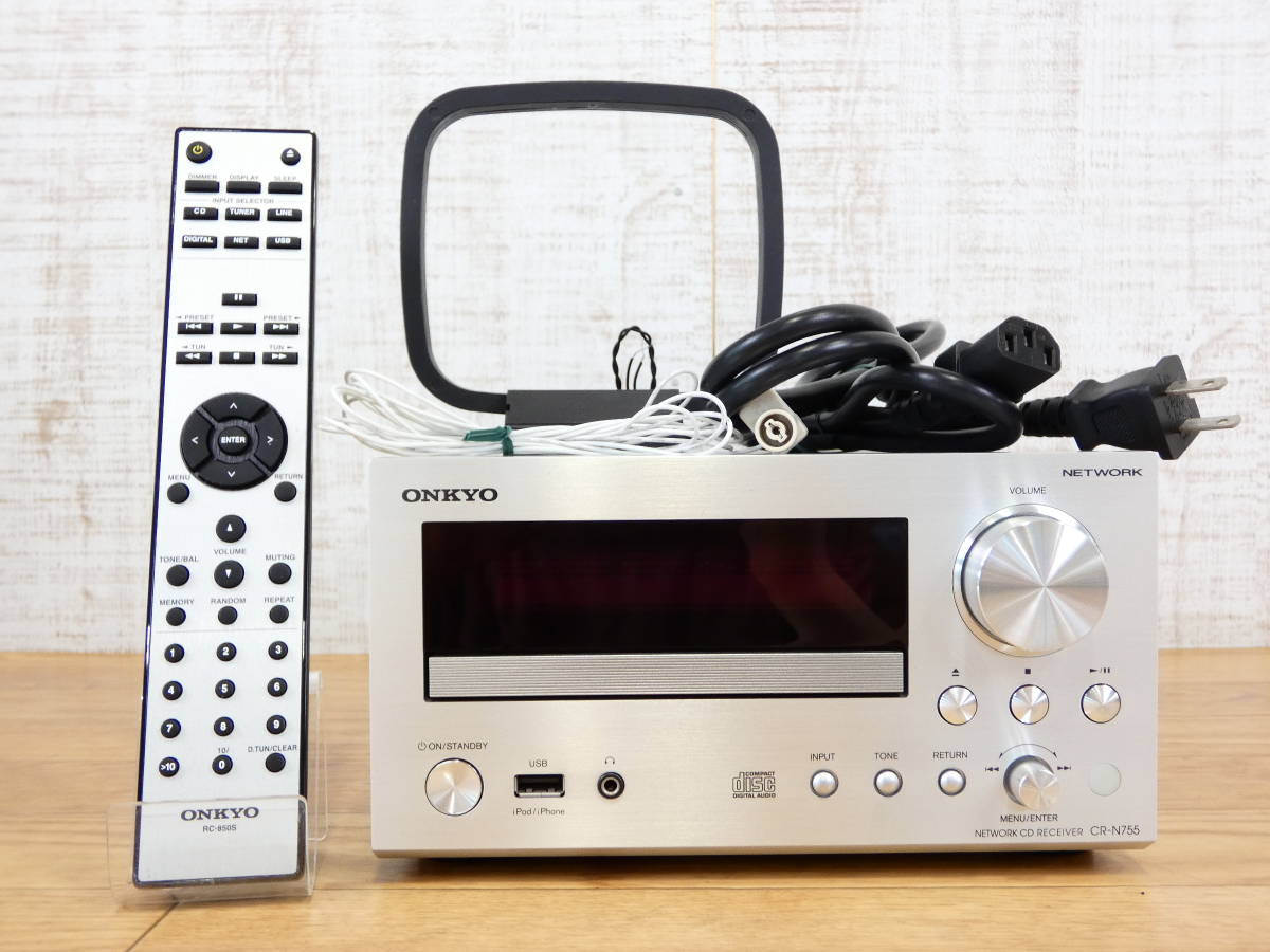 通常在庫品 【送料無料】ONKYO ネットワークCDレシーバー CR-N755(B