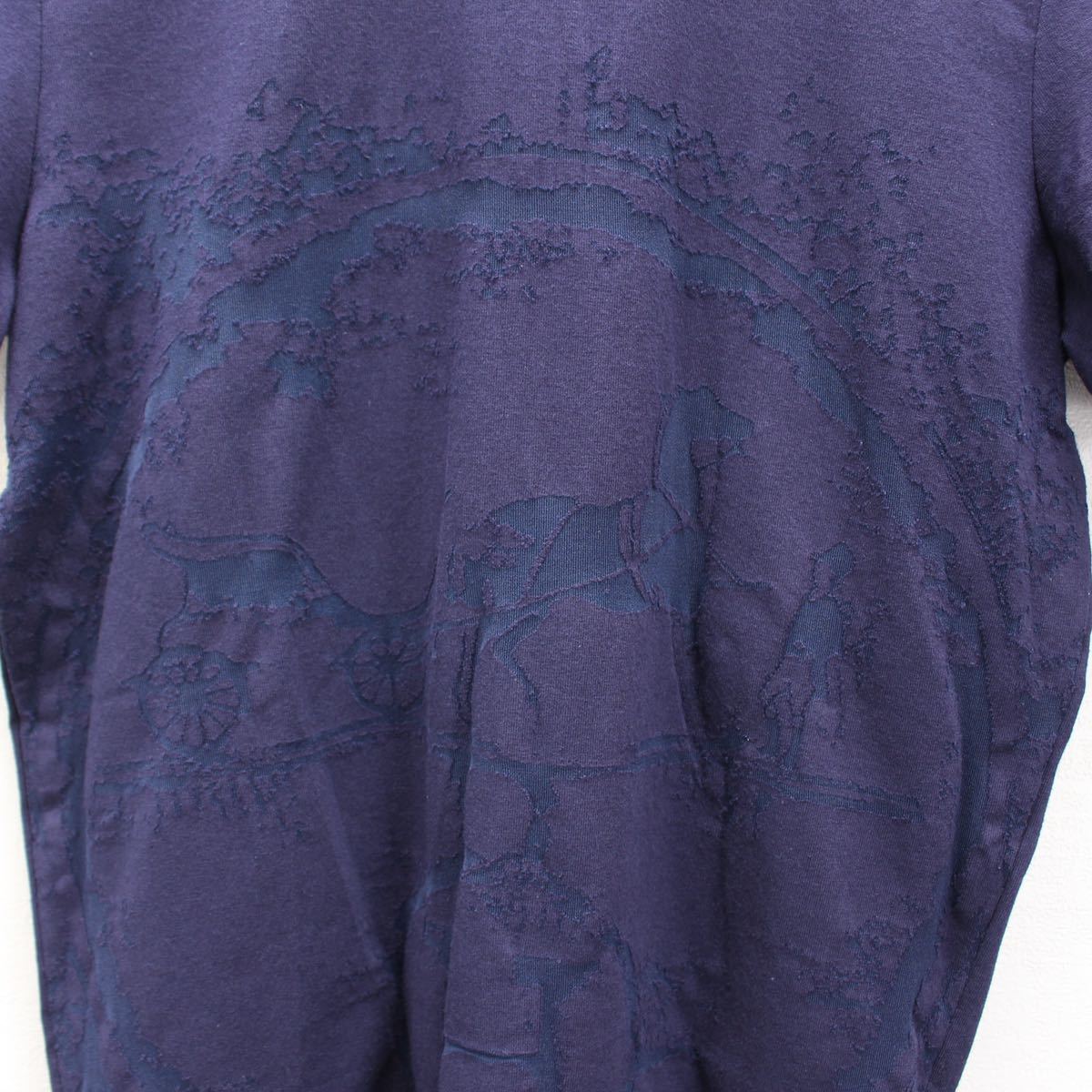 HERMES HALF SLEEVE CARRIAGE LOGO DESIGN T SHIRT/エルメス半袖馬車
